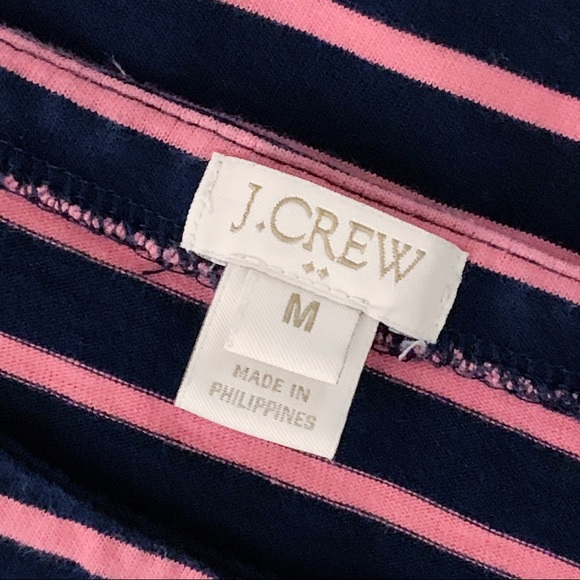 J. Crew Stripe Boatneck Boxy Top Size Medium - Picture 7 of 11